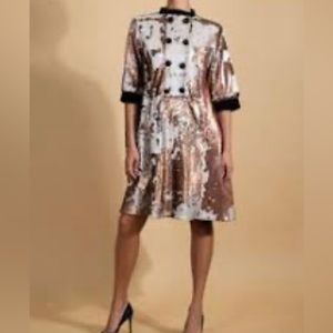 Beray Coat Dress - Sequin